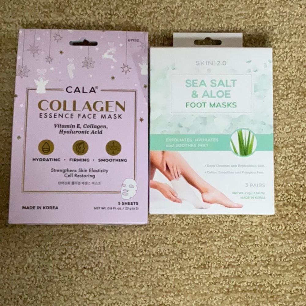 Face Mask and Foot Mask set